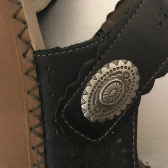 Remonte Soft Casual Comfort Mary Jane's Perforated Leather Black EU 38 US 7 - Picture 9 of 10